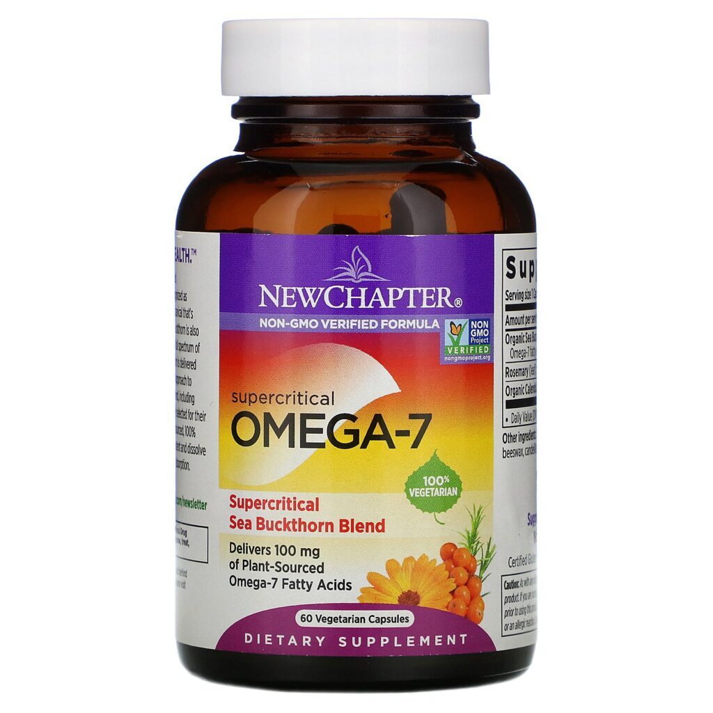 New Chapter, Supercritical Omega-7, 60 Cápsulas Vegetais - Imagem 3