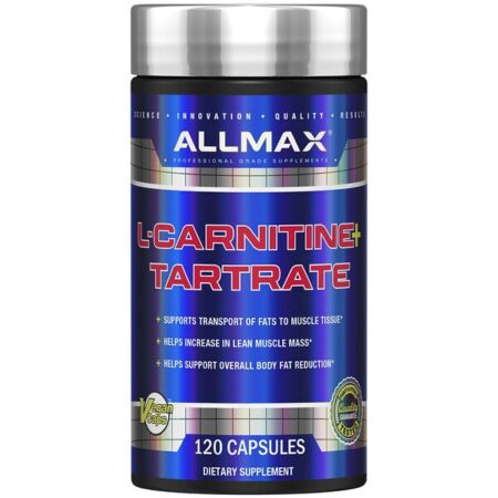 ALLMAX Nutrition, L-Carnitina + Tartarato, 120 Cápsulas