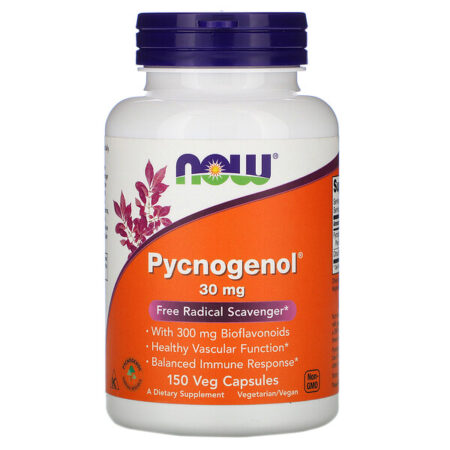 Now Foods, Pycnogenol, 30 mg, 150 Cápsulas Vegetais