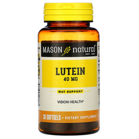 Mason Natural, Luteína, 40 mg, 30 Softgels