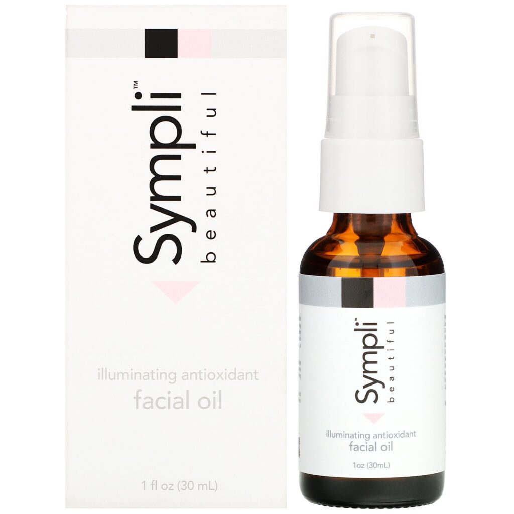 Sympli Beautiful, Óleo Facial Iluminador Antioxidante, 30 ml (1 fl oz) - Imagem 2