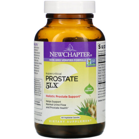 New Chapter, Prostate 5LX, Holistic Prostate Support, 120 Vegetarian Capsules - Image 3