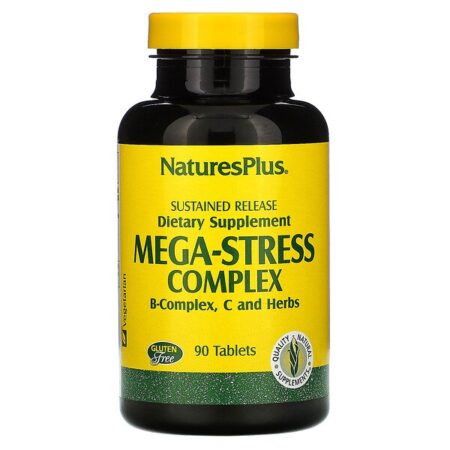 Nature's Plus, Complexo Mega-Stress, 90 Comprimidos