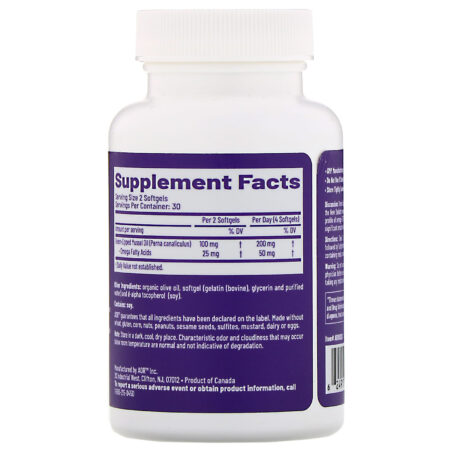 Advanced Orthomolecular Research AOR, Green Lipped FFA, 60 Softgels - Image 2