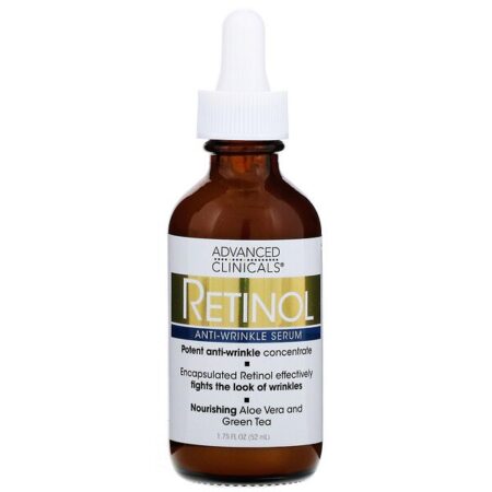 Advanced Clinicals, Soro Retinol, Antirrugas, 52 ml (1,75 fl oz)