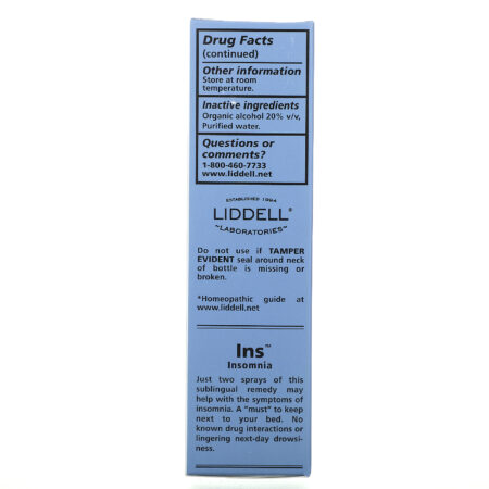 Liddell, Ins, Insônia, Spray Oral, 1 fl oz (30 ml) - Image 4