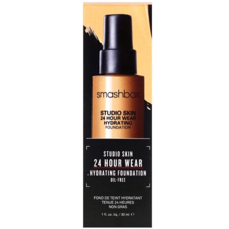 Smashbox, Studio Skin 24 Hour Wear Hydrating Foundation, 2.3 Light Medium with Warm Undertone, 1 fl oz (30 ml) - Image 2