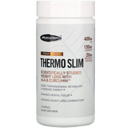 Muscletech, Peak Series, Thermo Slim, 90 Cápsulas