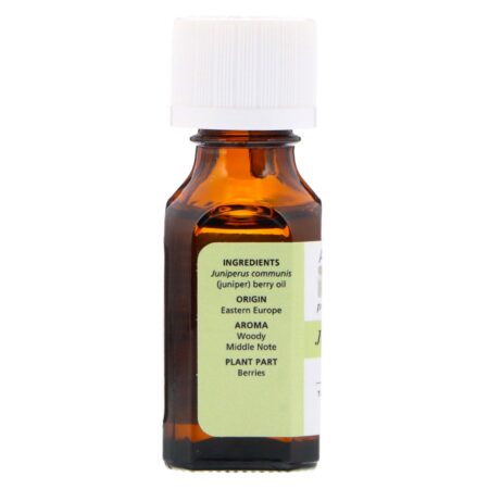 Aura Cacia, Óleo Essencial 100% Puro, Baga de Zimbro, .5 fl oz (15 ml) - Image 2