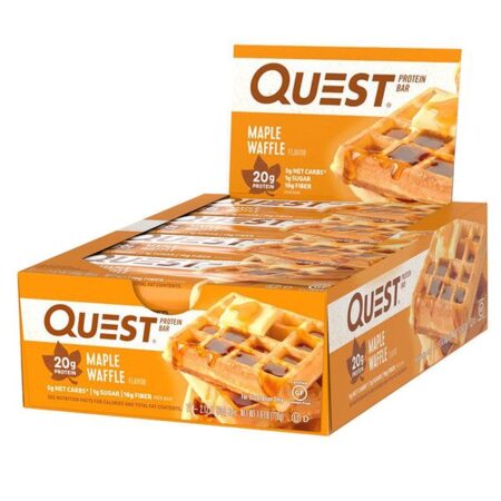 Quest Nutrition, Barra de Proteínas, Waffle de Bordo, 12 Barras, 60 g (2,12 oz) Cada