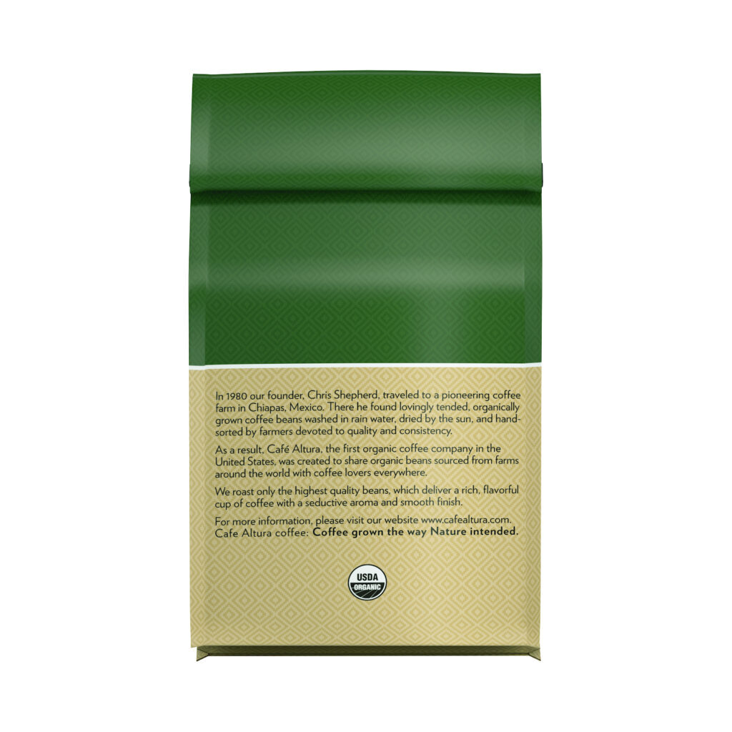 Cafe Altura, Organic Coffee, Italian Style, French Roast, Whole Bean, 20 oz (567 g) - Imagem 4