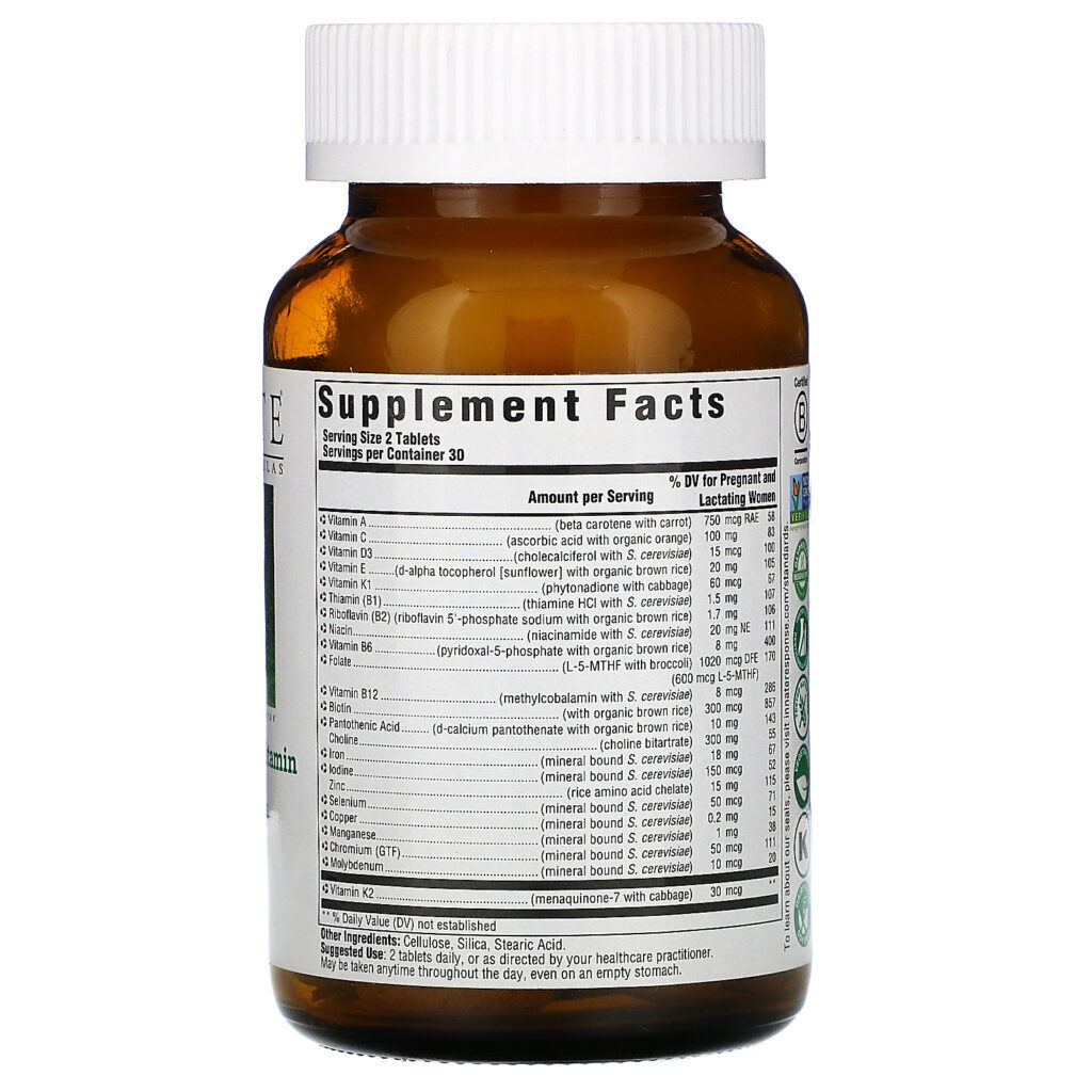 Innate Response Formulas, Baby & Me, Multivitamínico, 60 Comprimidos - Imagem 2
