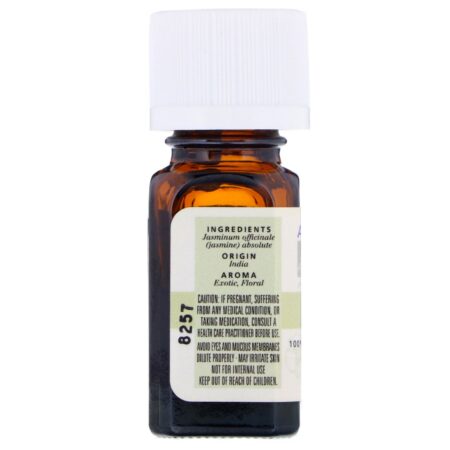 Aura Cacia, Óleo Essencial 100% Puro, Jasmim Puro, .125 fl oz (3,7 ml) - Image 2