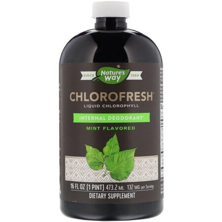 Nature's Way, Clorofresh, Clorofila Líquida, Aromatizada com Menta, 473,2 ml (16 fl oz)