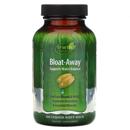 Irwin Naturals, Bloat-Away, 60 Cápsulas Gelatinosas Líquidas