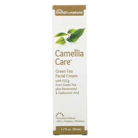 Mild By Nature, Camellia Care, EGCG Creme de chá verde para pele, 50 ml (1,7 fl oz)