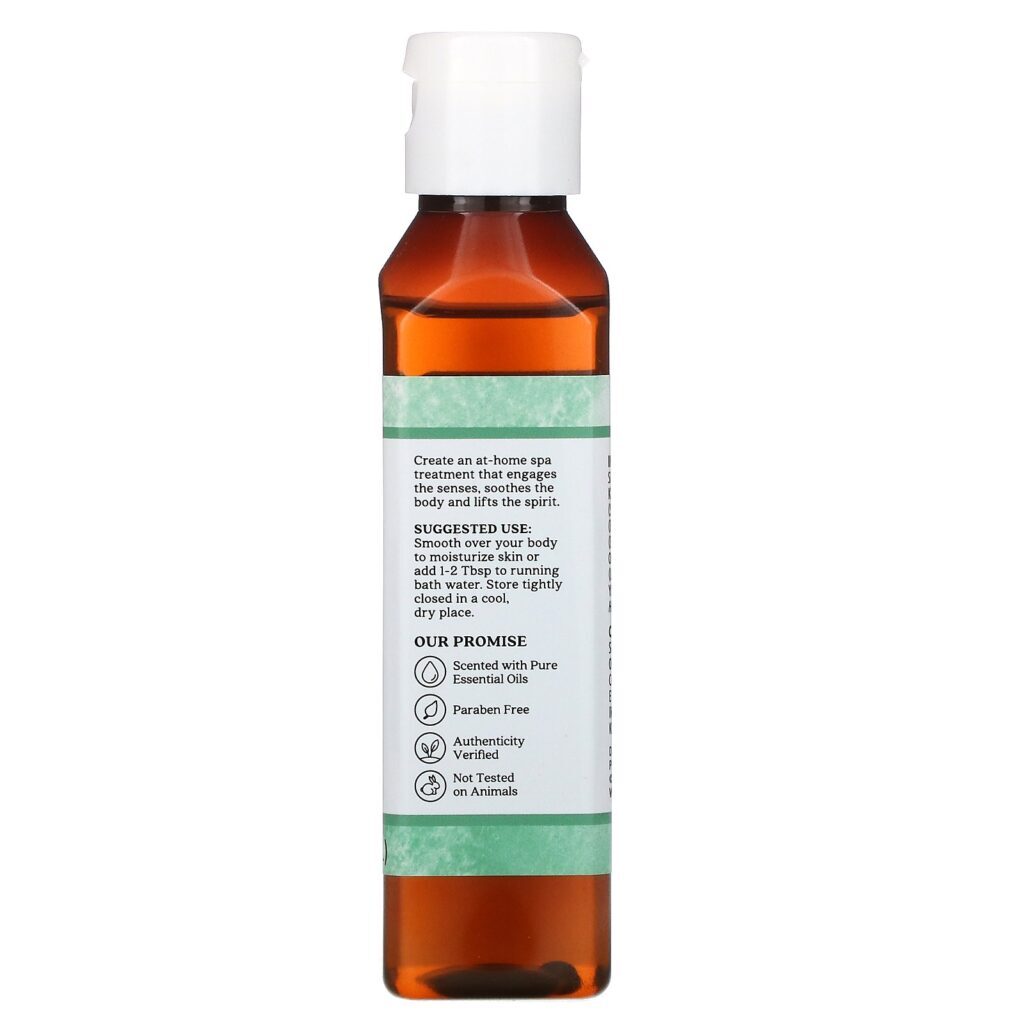 Aura Cacia, Óleo Corporal de Aromaterapia, Eucalipto da Clareira, 4 fl oz (118 ml) - Imagem 2