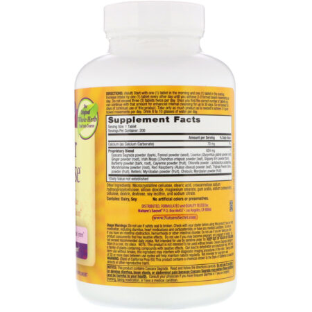 Nature's Secret, Super Cleanse, 200 Comprimidos - Image 2