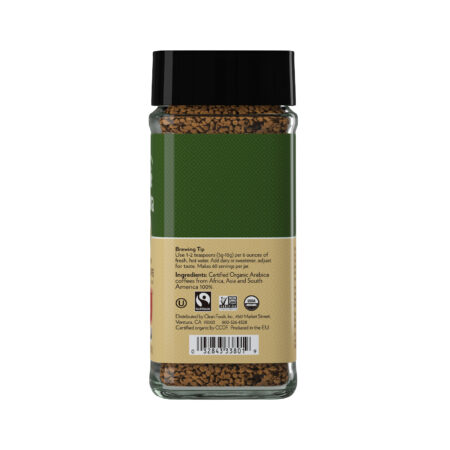 Cafe Altura, Instant Organic Coffee, Medium Roast, Freeze-Dried, 3.53 oz (100 g) - Image 2