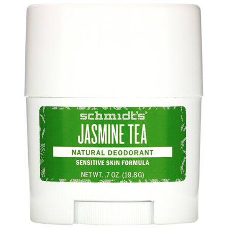 Schmidt's, Natural Deodorant, Sensitive Skin Formula, Jasmine Tea, 0.7 oz (19.8 g)