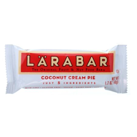 Larabar, The Original Fruit & Nut Food Bar, Coconut Cream Pie, 16 Bars, 1.7 oz (48 g) Each - Image 4