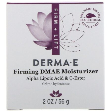 Derma E, Hidratante DMAE Firmador, com Ácido Alfalipoico e Éster C, 56 g (2 oz)