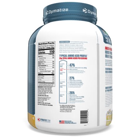 Dymatize Nutrition, ISO 100, Hidrolisado, Isolado de Proteína Whey 100%, Bolo de Aniversário, 2,3 kg (5 lb) - Image 2