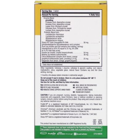 Country Life, Multivitamínico Core Daily-1, Mulheres acima de 50 anos, 60 Comprimidos - Imagem 4