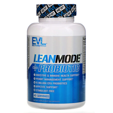 EVLution Nutrition, LeanMode + Probiótico, 120 Cápsulas