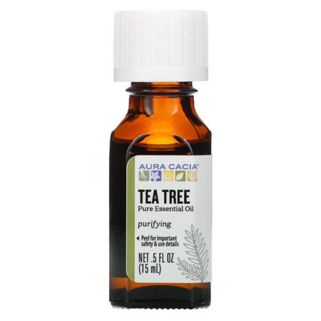 Aura Cacia, Óleo Essencial Puro, Melaleuca, 15 ml (0,5 fl oz)