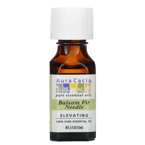 Aura Cacia, Óleo Essencial 100% Puro, Caruma de Abeto Bálsamico, 15 ml (0,5 fl oz)