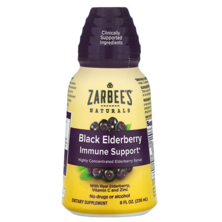 Zarbee's, Suporte Imunológico de Sabugueiro Preto, 8 fl oz (236 ml)