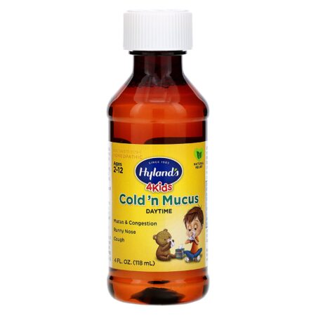 Hyland's, 4 Kids, Cold 'n Mucus, de 2 a 12 Anos, 118 ml (4 fl oz) - Image 3