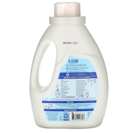 Seventh Generation, Laundry Detergent, Free & Clear, 50 fl oz (1.47 l) - Image 2