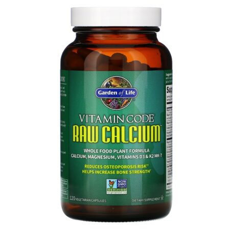 Garden of Life, Vitamin Code, RAW Calcium, 120 Vegetarian Capsules - Image 3