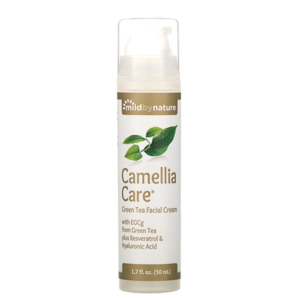 Mild By Nature, Camellia Care, EGCG Creme de chá verde para pele, 50 ml (1,7 fl oz) - Imagem 3