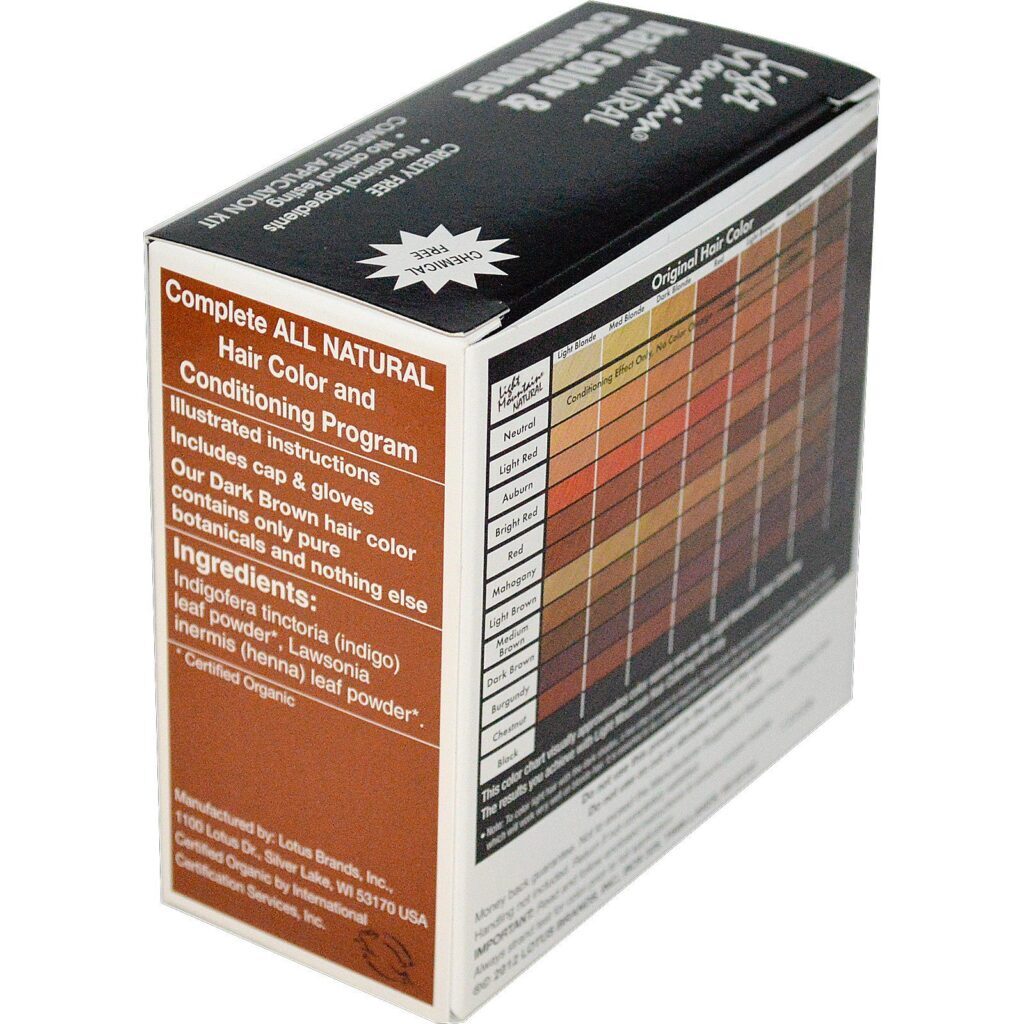 Light Mountain, Tintura e Condicionador Orgânicos para cabelos, Castanho escuro, 4 oz (113 g) - Imagem 2