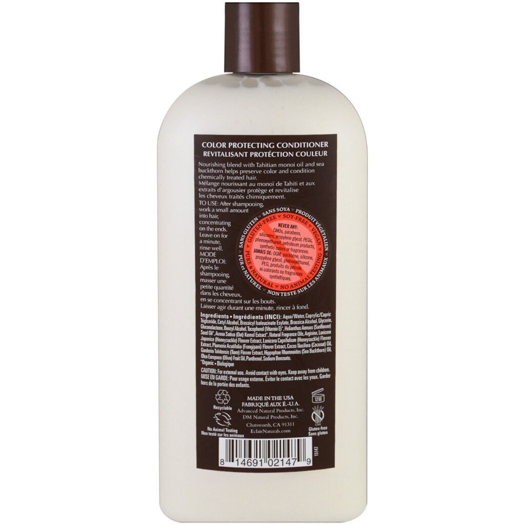 Eclair Naturals, Condicionador Protetor de Coloração, Manga, 355 ml (12 fl oz) - Imagem 2