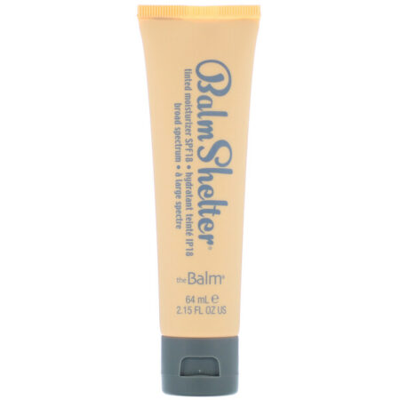 theBalm Cosmetics, Balm Shelter Tinted Moisturizer, SPF 18, Medium Dark, 2.15 fl oz (64 ml)