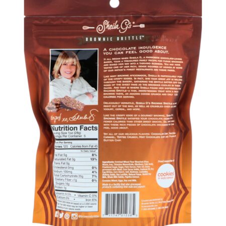 Sheila G's, Brownie Brittle, Salted Caramel, 5 oz (142 g) - Image 2