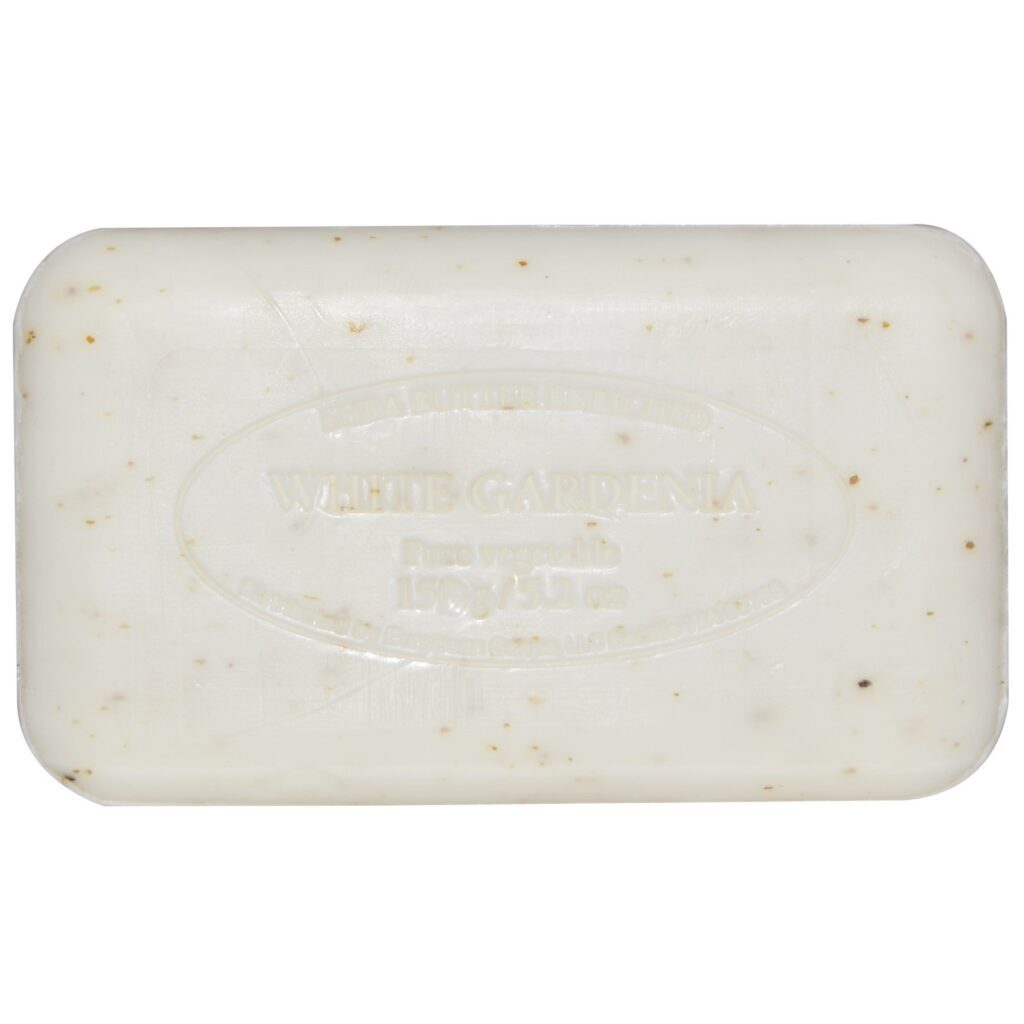 European Soaps, Pre de Provence, Sabão em Barra, Gardênia Branca, 5.2 oz (150 g) - Imagem 2
