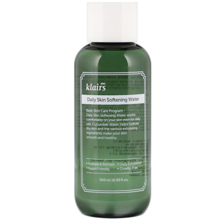 Dear, Klairs, Daily Skin Softening Water, 16.90 fl oz (500 ml)