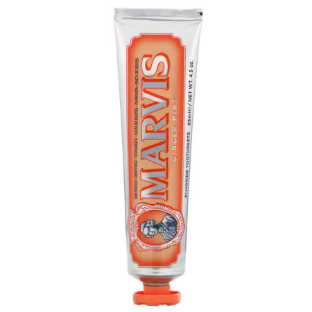 Marvis, Fluoride Toothpaste, Ginger Mint, 4.5 oz (85 ml)