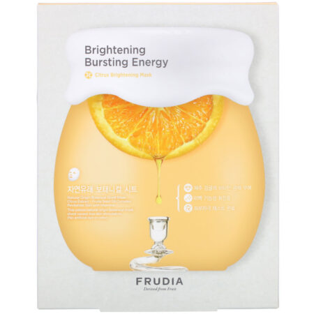 Frudia, Brightening Bursting Energy, Citrus Brightening Mask, 5 Sheets, 0.91 oz (27 ml) Each - Image 2