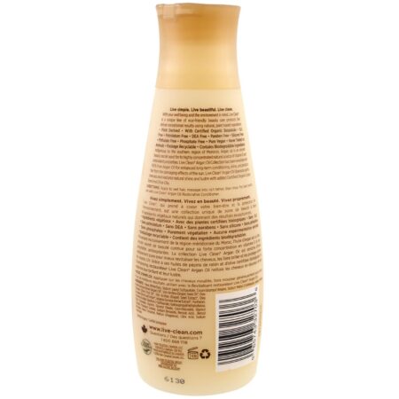 Live Clean, Shampoo Restaurador, Óleo de Argan, frasco de 12 oz (350 ml) - Image 2