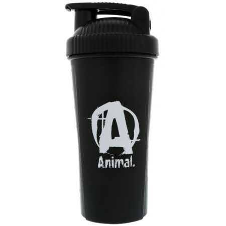 Universal Nutrition, Animal Shaker Cup (copo agitador), preto / branco, 30 onças (900 ml) - Image 2