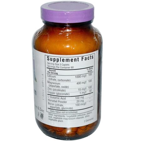 Bluebonnet Nutrition, Cálcio Magnésio Mais Zinco, 180 Cápsulas - Imagem 2