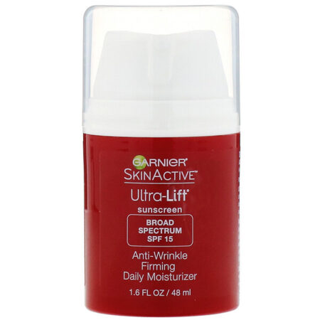 Garnier, SkinActive, Ultra-Lift, Hidratante diário firmador antirrugas, FPS 15, 48 ml