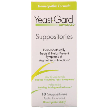 YeastGard Advanced, Supositórios Avançados Yeast Gard, 10 supositórios