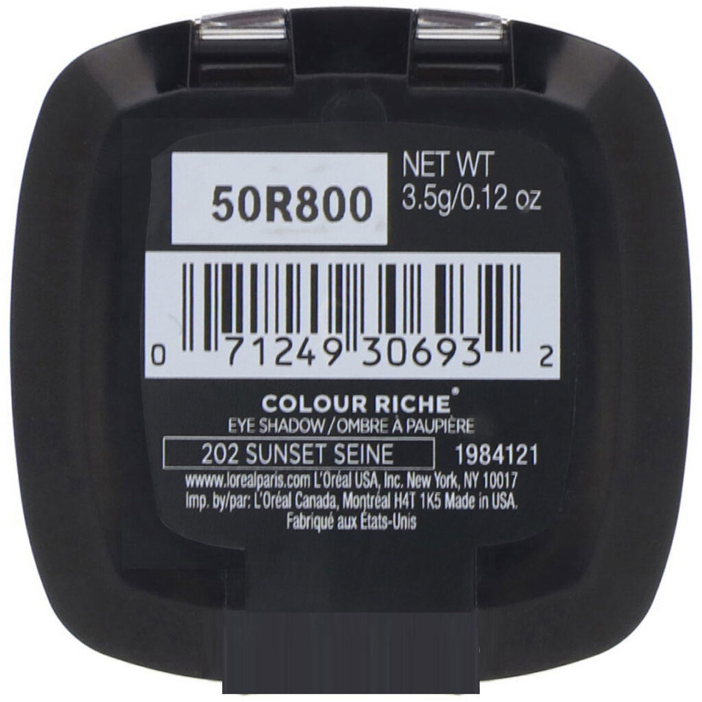 L'Oreal, Colour Riche Eye Shadow, 202 Sunset Seine, .12 oz (3.5 g) - Imagem 3